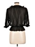 Jon & Anna 100% Polyester Black 3/4 Sleeve Blouse Size L - photo 2