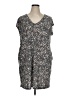 Mittoshop Print Gray Casual Dress Size XL - photo 1