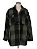 Lucky Brand 100% Cotton Plaid Green Jacket Size M - photo 1