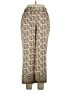 Max Studio 100% Polyester Paisley Ivory Tan Casual Pants Size L - photo 1