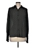 Max Studio 100% Polyester Polka Dots Black Long Sleeve Blouse Size M - photo 1