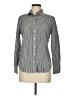 J.Crew Stripes Gray Long Sleeve Button-Down Shirt Size M (petite) - photo 1