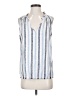 Drew Blue Sleeveless Blouse Size S - photo 1