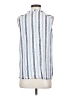 Drew Blue Sleeveless Blouse Size S - photo 2