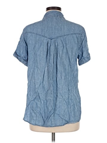 Jane and Delancey Short Sleeve Button-Down Shirt (view 2)