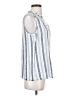 Drew Blue Sleeveless Blouse Size S - photo 4