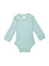 Assorted Brands Teal Long Sleeve Onesie Size 80 cm / US 12-18 MO - photo 1