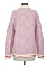 Kule Chevron-herringbone Pink Cashmere Pullover Sweater Size S - photo 2