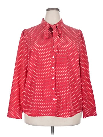 Draper James Long Sleeve Blouse (view 1)
