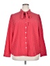 Draper James 100% Polyester Polka Dots Red Long Sleeve Blouse Size 18 - photo 1