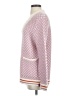 Kule Chevron-herringbone Pink Cashmere Pullover Sweater Size S - photo 5