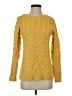 Lands' End 100% Cotton Yellow Pullover Sweater Size S - photo 1