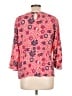 Boden Floral Pink 3/4 Sleeve Blouse Size 12 - photo 2