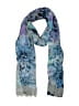 Unbranded Floral Blue Scarf One size - photo 1