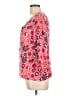 Boden Floral Pink 3/4 Sleeve Blouse Size 12 - photo 5