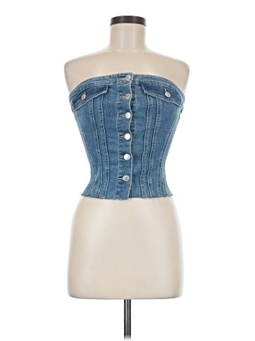 Refuge Sleeveless Button-Down Shirt (view 1)