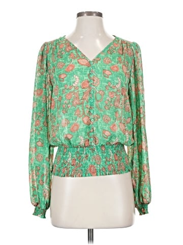 Maison d' Amelie Long Sleeve Blouse (view 1)