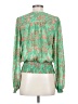 Maison d' Amelie 100% Polyester Green Long Sleeve Blouse Size S - photo 2