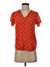Old Navy Orange Short Sleeve Blouse Size XS - photo 1