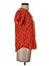Old Navy Orange Short Sleeve Blouse Size XS - photo 4