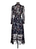 Assorted Brands Floral Blue Casual Dress Size 4 - photo 2