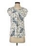 Daniel Rainn Ivory Short Sleeve Blouse Size S - photo 1