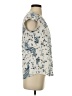 Daniel Rainn Ivory Short Sleeve Blouse Size S - photo 4