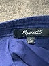 Madewell Solid Blue Casual Skirt Size 0 - photo 3