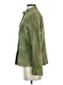 Charter Club 100% Leather Green Leather Jacket Size 4 - photo 5
