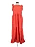 Universal Thread 100% Cotton Orange Casual Dress Size M - photo 1
