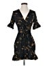 PrettyLittleThing 100% Polyester Black Casual Dress Size 4 - photo 1