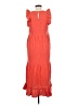 Universal Thread 100% Cotton Orange Casual Dress Size M - photo 2
