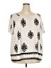 Emery Rose Ivory Short Sleeve T-Shirt Size 3XL - photo 1