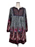 White Mark Paisley Multi Color Gray Casual Dress Size 2X - photo 1