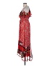 One September Paisley Red Casual Dress Size S - photo 5