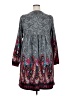 White Mark Paisley Multi Color Gray Casual Dress Size 2X - photo 2