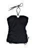 MICHAEL Michael Kors Solid Black Swimsuit Top Size L - photo 1