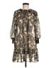 Xhilaration 100% Polyester Paisley Gray Casual Dress Size M - photo 1