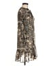 Xhilaration 100% Polyester Paisley Gray Casual Dress Size M - photo 4