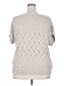 Croft & Barrow Chevron-herringbone Ivory Pullover Sweater Size 2X - photo 2