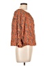 Angie 100% Rayon Orange Long Sleeve Blouse Size L - photo 4