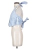 Good American Blue Sleeveless Button-Down Shirt Size Sm (1) - photo 5
