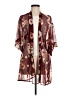 Assorted Brands Burgundy Kimono Size M - photo 1