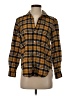 Frank & Eileen Plaid Yellow Long Sleeve Blouse Size XS - photo 1