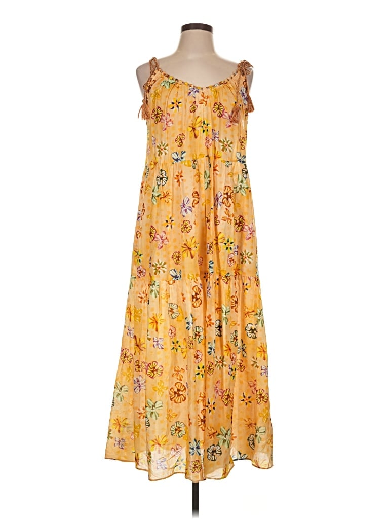 Pre-owned Ulla Johnson Casual Dress In Yellow