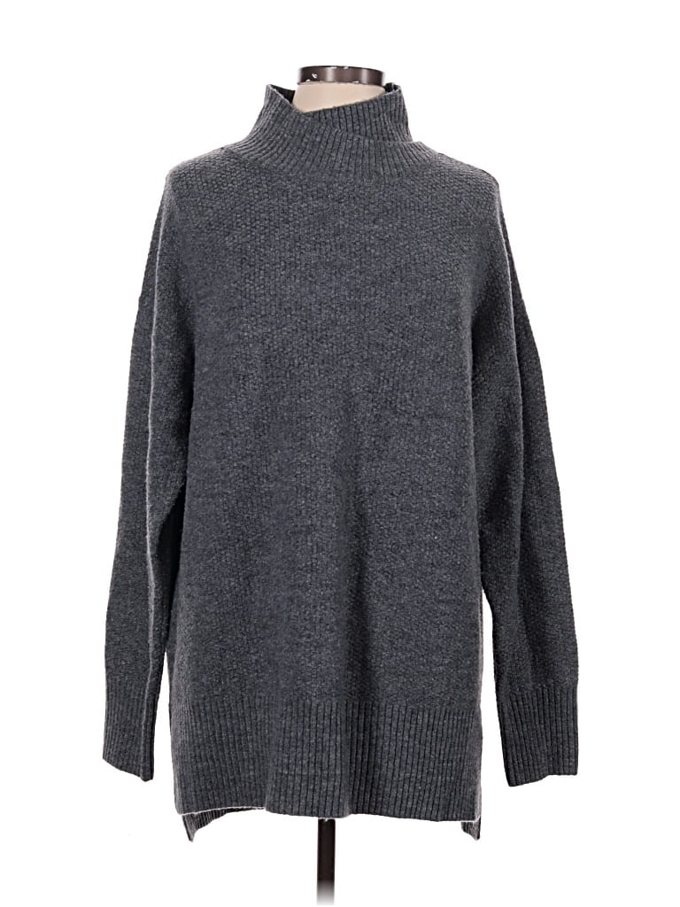 Pre-owned Upwest Turtleneck Sweater In Gray