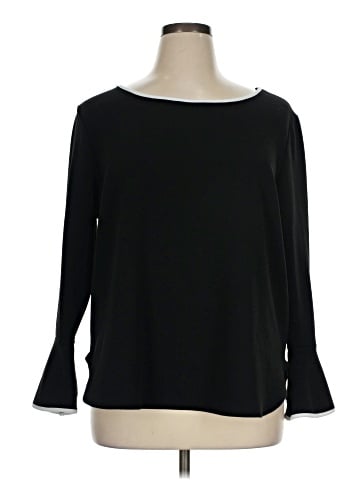 Green Envelope Long Sleeve Top (view 1)