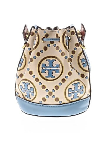 Tory Burch Leather Bucket Bag (view 2)