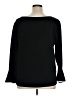 Green Envelope Black Long Sleeve Top Size 1X - photo 2