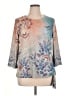 Cathy Daniels Floral Multi Color Tan Cardigan Size XL - photo 1